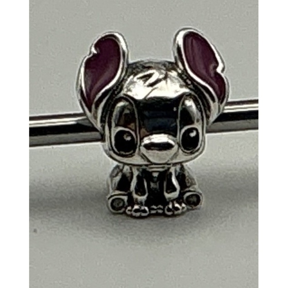 Pandora Disney Lilo & Stitch Charm 798844C01 Sterling Silver Purple Enamel